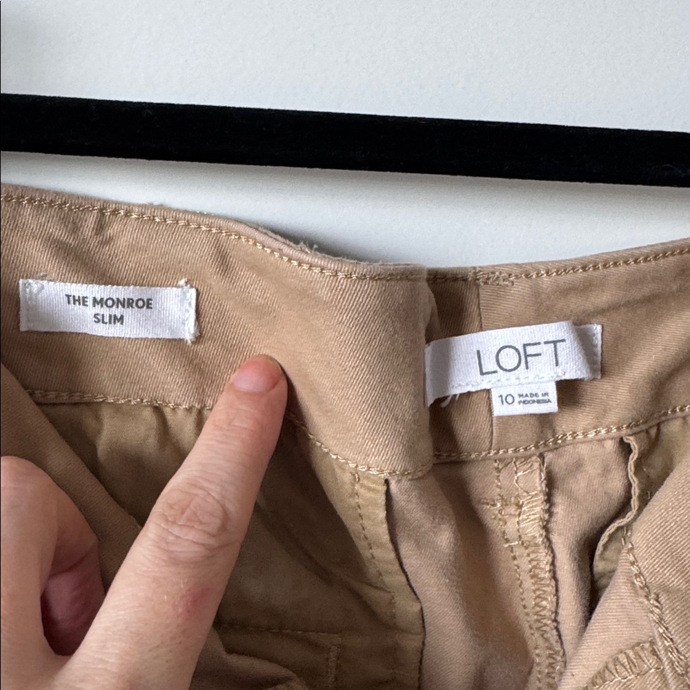 LOFT Monroe Slim Fit Pants - Picture 3 of 4